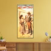 Comedy Loil - Western der Frau Leinwanddruck (Insitu (Wohnzimmer))