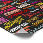 Comedy Movies Poster (Ecke)