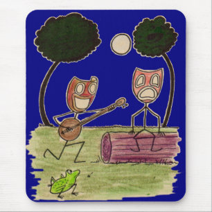 Comedy serenades Tragedy vom Vollmond Mousepad