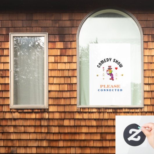 COMEDY SHOW FENSTERAUFKLEBER (Fenster Zuhause)