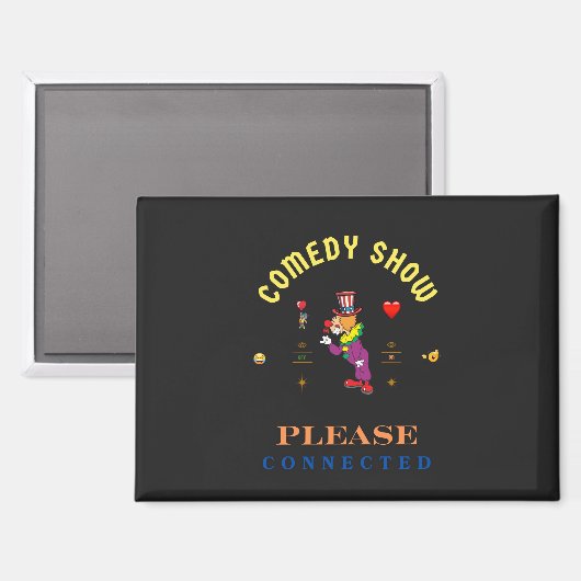 COMEDY SHOW  MAGNET (Vorderseite/Rückseite)