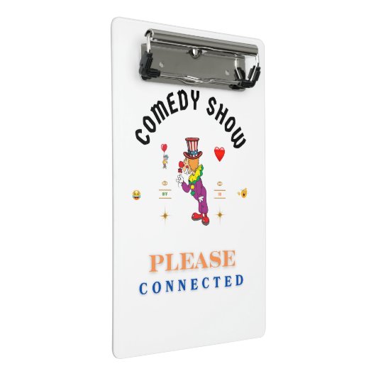 COMEDY SHOW MINI KLEMMBRETT (Schrägansicht)