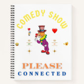 Comedy Show Notizblock (Vorderseite)