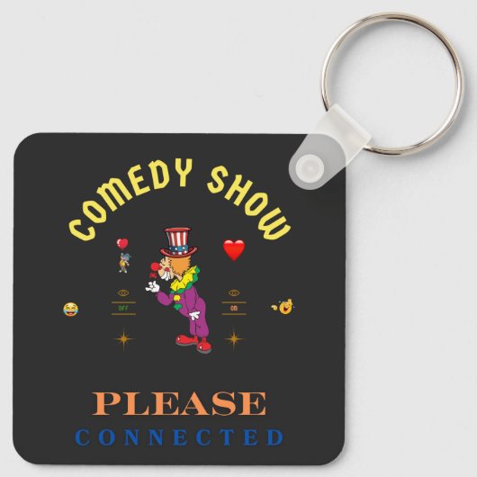 COMEDY SHOW SCHLÜSSELANHÄNGER (Rückseite)