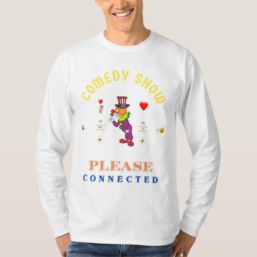 COMEDY SHOW Sweatshirt T-Shirt (Vorderseite)