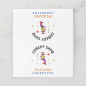 COMEDY SHOW TREUEKARTE (Außenseite Aufgefaltet)