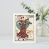 Comedy Theater Anfang des 20. Jahrhunderts Inspiri Postkarte (Stehend Vorderseite)