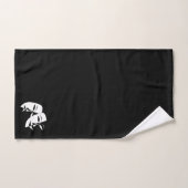 Comedy Tragedy Black and White Theater Mask Bath Badhandtuch Set (Handtuch)