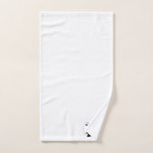 Comedy Tragedy Black and White Theater Maske Badhandtuch Set (Handtuch)