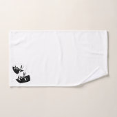 Comedy Tragedy Black and White Theater Maske Badhandtuch Set (Handtuch)