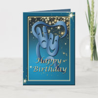Comedy Tragedy Blue Theater Mask Birthday Card