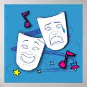 Comedy Tragedy Drama Poster (Vorne)