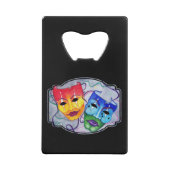 Comedy & Tragedy Geldbeutel Flaschenöffner (Rückseite)