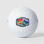 Comedy & Tragedy Golfball (Vorderseite)