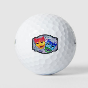 Comedy & Tragedy Golfball