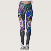 Comedy/Tragedy Jester Mask Leggings (Vorderseite)