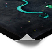 Comedy/Tragedy Jester Masks Malerei Poster (Ecke)