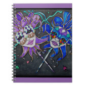 Comedy/Tragedy Jester Masks Notizblock (Vorderseite)