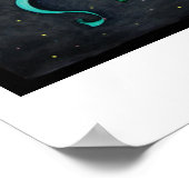 Comedy/Tragedy Jester Masks Poster (Ecke)