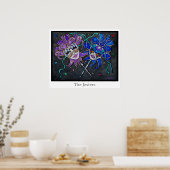 Comedy/Tragedy Jester Masks Poster (Küche)