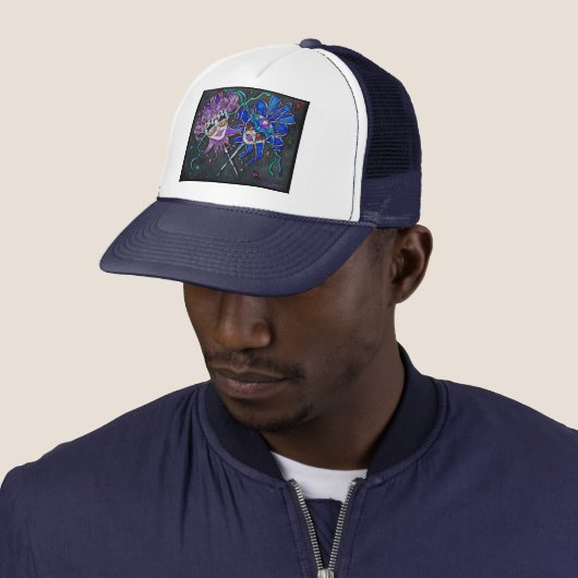 Comedy/Tragedy Jester Masks Truckerkappe (Beispiel)