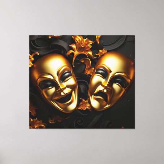 Comedy & Tragedy Leinwanddruck (Vorderseite)