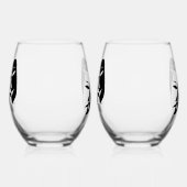 Comedy/Tragedy Masks Trinkbehälter Set Weinglas Ohne Stiel (Rechts)