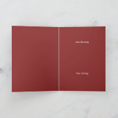 Comedy Tragedy Red Theater Maske Grußkarte Karte (Innenseite)