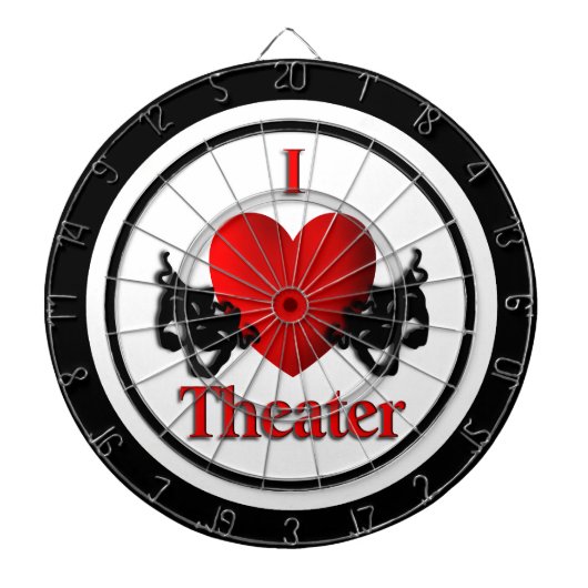 Comedy & Tragedy Regulation Dart Board Dartscheibe (vorne)