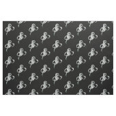 Comedy Tragedy Silver Black Fabric Stoff (Fat Quarter (45,7 x 55,9 cm))