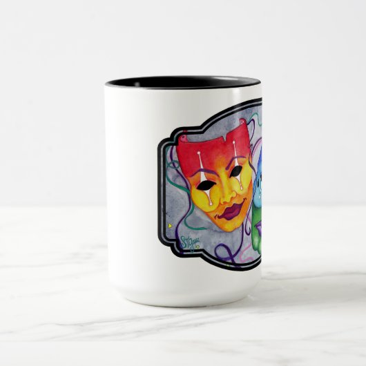 Comedy & Tragedy Tasse (Zentrum)