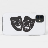 Comedy Tragedy Theater Masken Case-Mate iPhone Hülle (Rückseite (Horizontal))