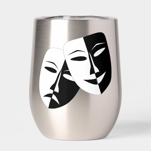 Comedy/Tragedy Theatermaske (Rückseite)