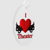 Comedy und das Tragedy Theater Masken Ornament (Vorderseite)