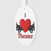 Comedy und das Tragedy Theater Masken Ornament (Vorderseite)