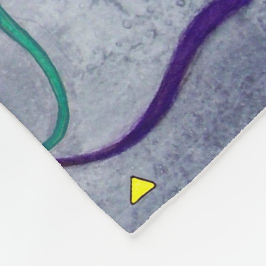 Comedy und Tragedy Fleecedecke (Ecke)