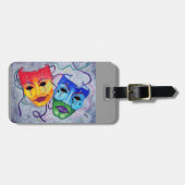 Comedy und Tragedy Gepäckanhänger (Vorderseite horizontal)