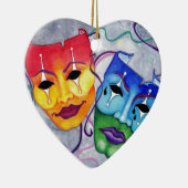 Comedy und Tragedy Keramikornament (Rechts)