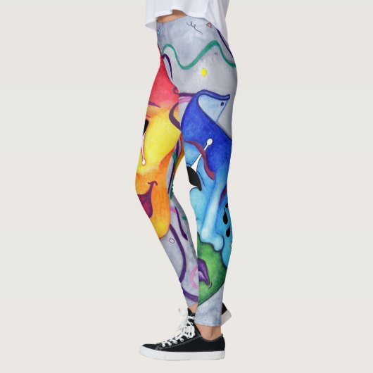 Comedy und Tragedy Leggings (Links)