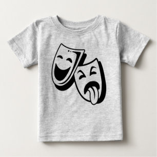 Comedy und Tragedy-Masken Baby T-shirt