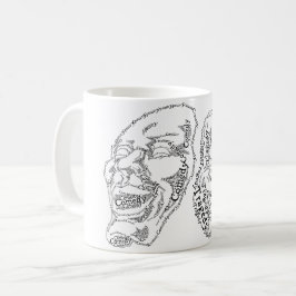 Comedy und Tragedy-Masken Kaffeetasse