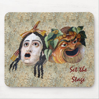 Comedy und Tragedy Mousepad