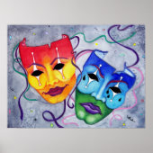 Comedy und Tragedy Poster (Vorne)