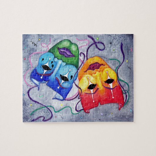 Comedy und Tragedy Puzzle (Horizontal)