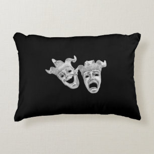 Comedy und Tragedy Silver Theater Dekokissen