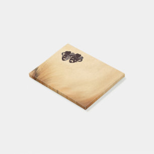 Comedy und Tragedy Theater Jester maskieren Rustik Post-it Klebezettel