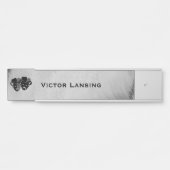 Comedy und Tragedy Theater Jester Masks Silver Türschild (Vorderseite )