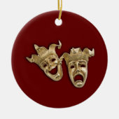 Comedy und Tragedy Theater Keramikornament (Vorne)