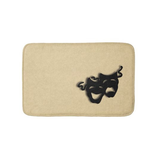 Comedy und Tragedy Theater Leather Badematte (Vorderseite)