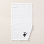 Comedy und Tragedy Theater Masken White Badhandtuch Set (Handtuch)